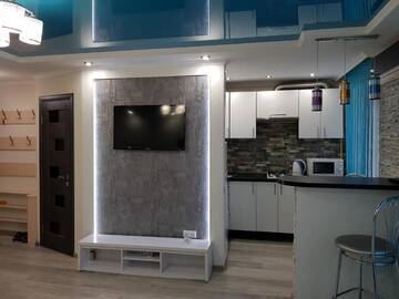 Фото номера Апартаменты с балконом Апартаменты Fresh-apartment г. Мариуполь 34
